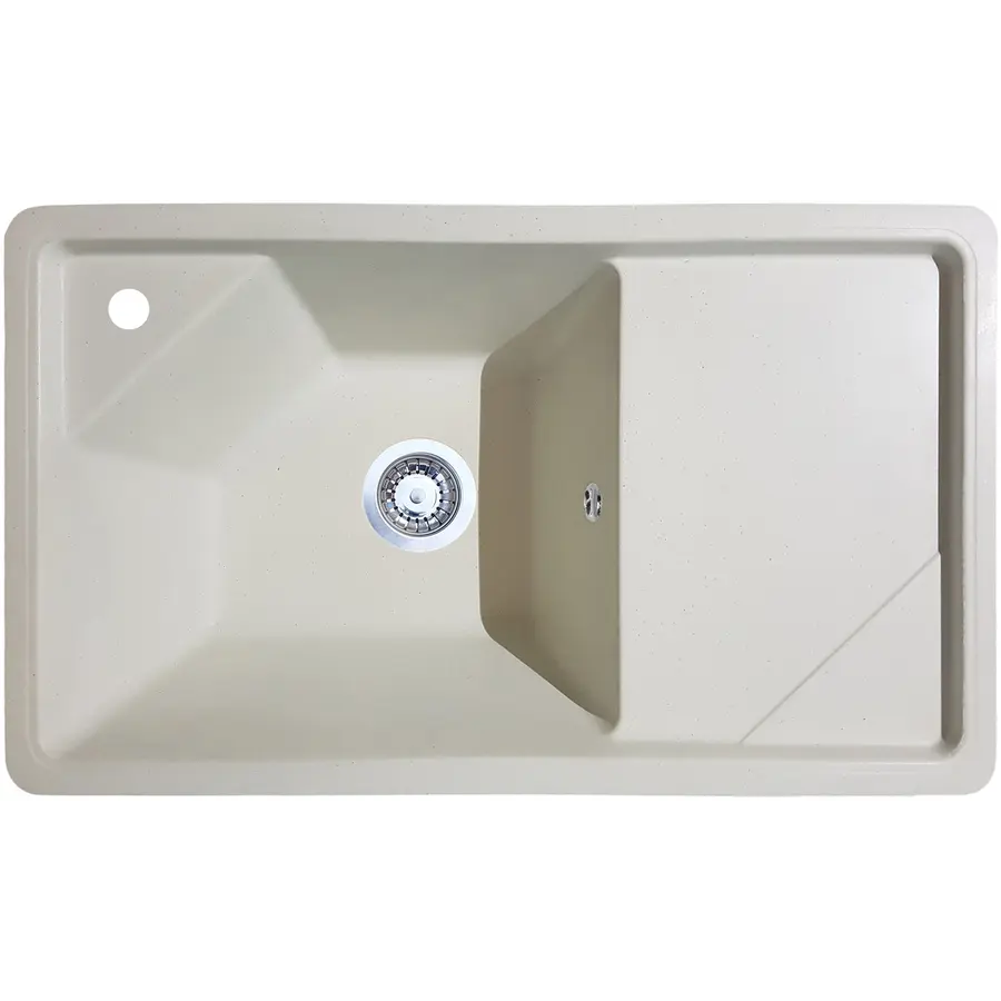 Гранитная кухонная мойка Valetti Europe модель №58 черная 78 * 46