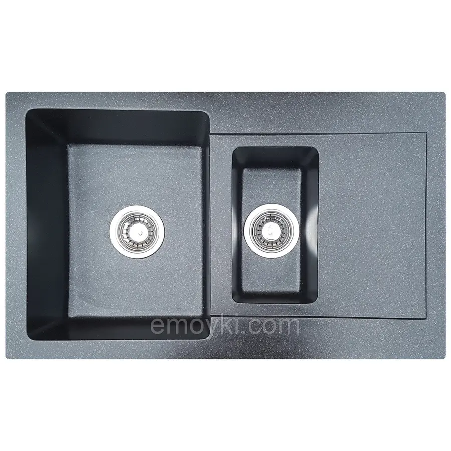 Гранітна мийка Valetti Europe модель №34 сіра 79*50