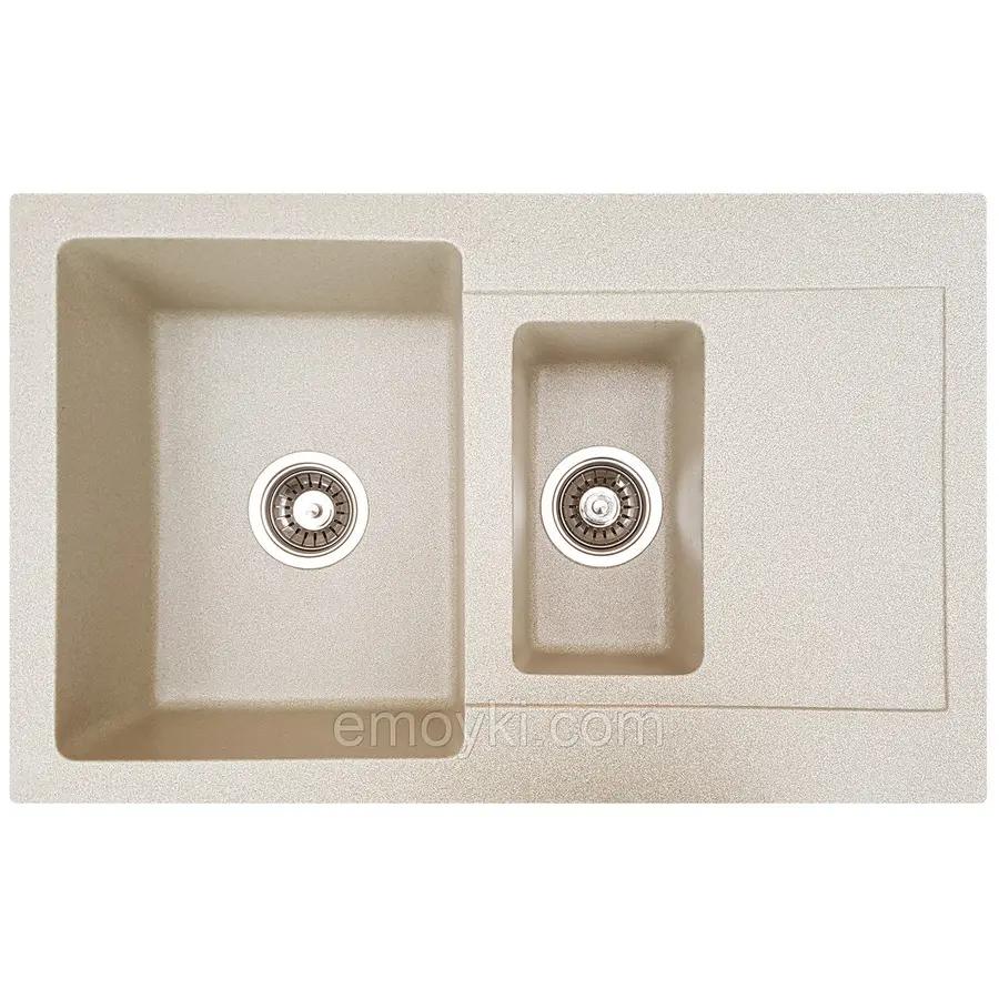 Гранітна мийка Valetti Europe модель №34 сіра 79*50