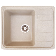 Гранітна кухонна мийка Valetti EcoLine модель №9 бежева 57*46