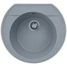 Гранітна кухонна раковина Valetti EcoLine модель №31 сіра 53*49