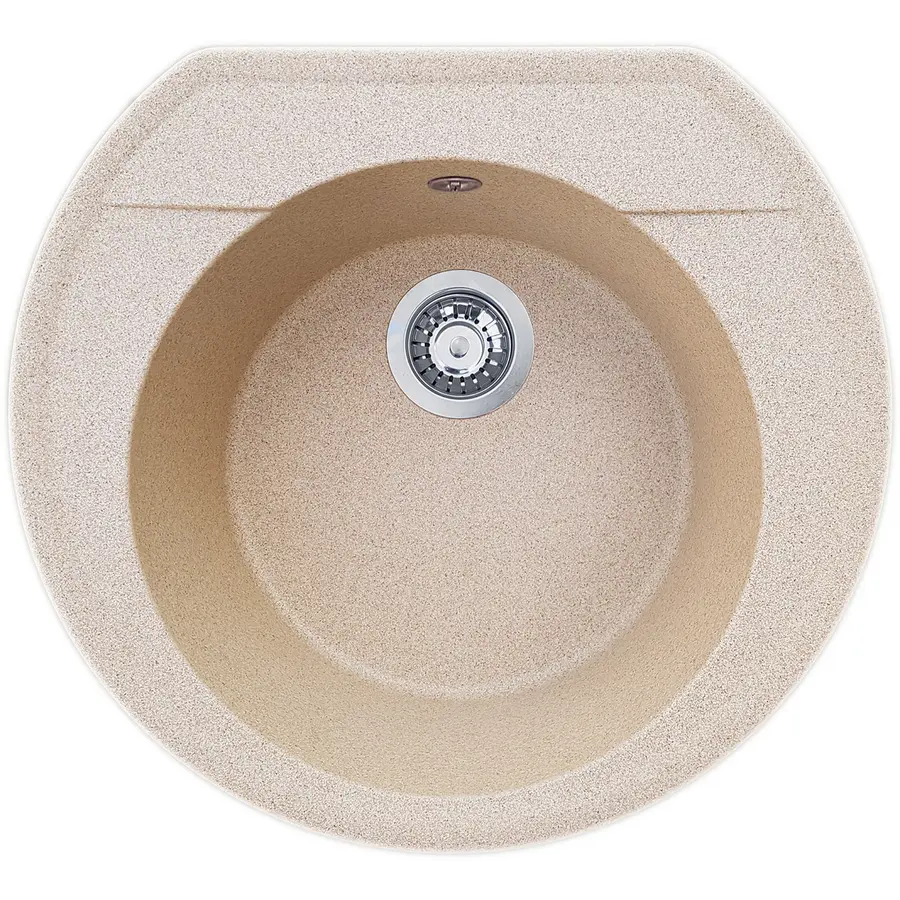 Гранитная кухонная раковина Valetti EcoLine модель №31 серая 53 * 49