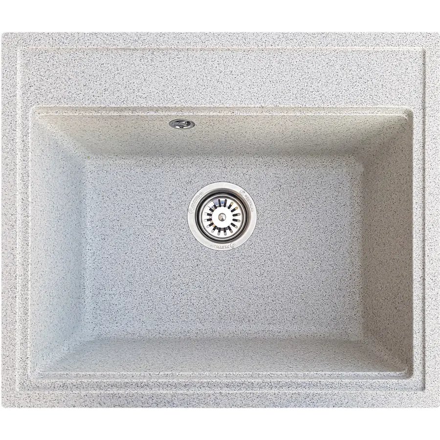 Гранитная мойка для кухни Valetti Euro модель №49 бежевая 59 * 51