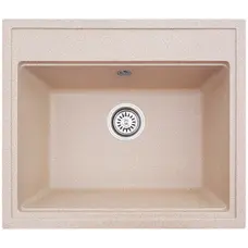 Гранітна мийка для кухні Valetti Euro модель №49 бежева 59*51