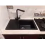Гранитная кухонная мойка Valetti Europe модель №63 черная 71 * 44