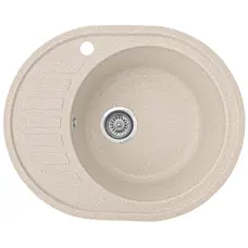 Гранітна кухонна мийка EcoLine 23L 610x500мм