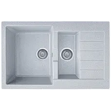 Гранітна кухонна мийка EcoLine 29N 785x495мм Сірий