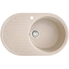 Гранітна кухонна мийка EcoLine 42L 730х460мм