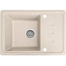 Гранітна кухонна мийка Valetti 35D 435х620 мм