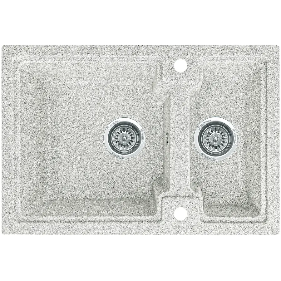 Гранітна кухонна мийка Valetti 43D 425х625 мм