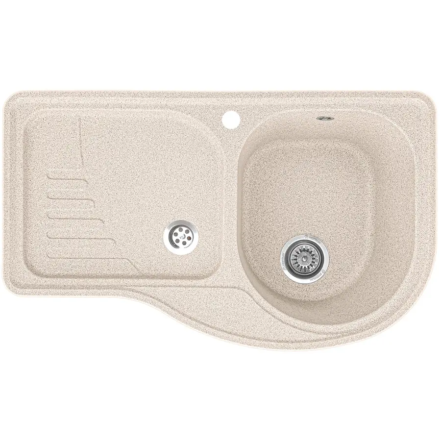 Гранітна кухонна мийка Valetti 52L 510х840 мм