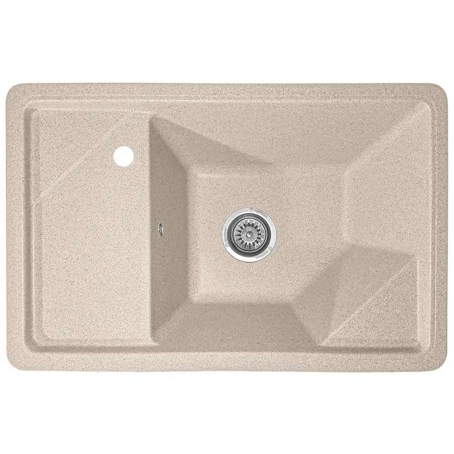 Гранітна кухонна мийка Valetti 64L 465х720 мм