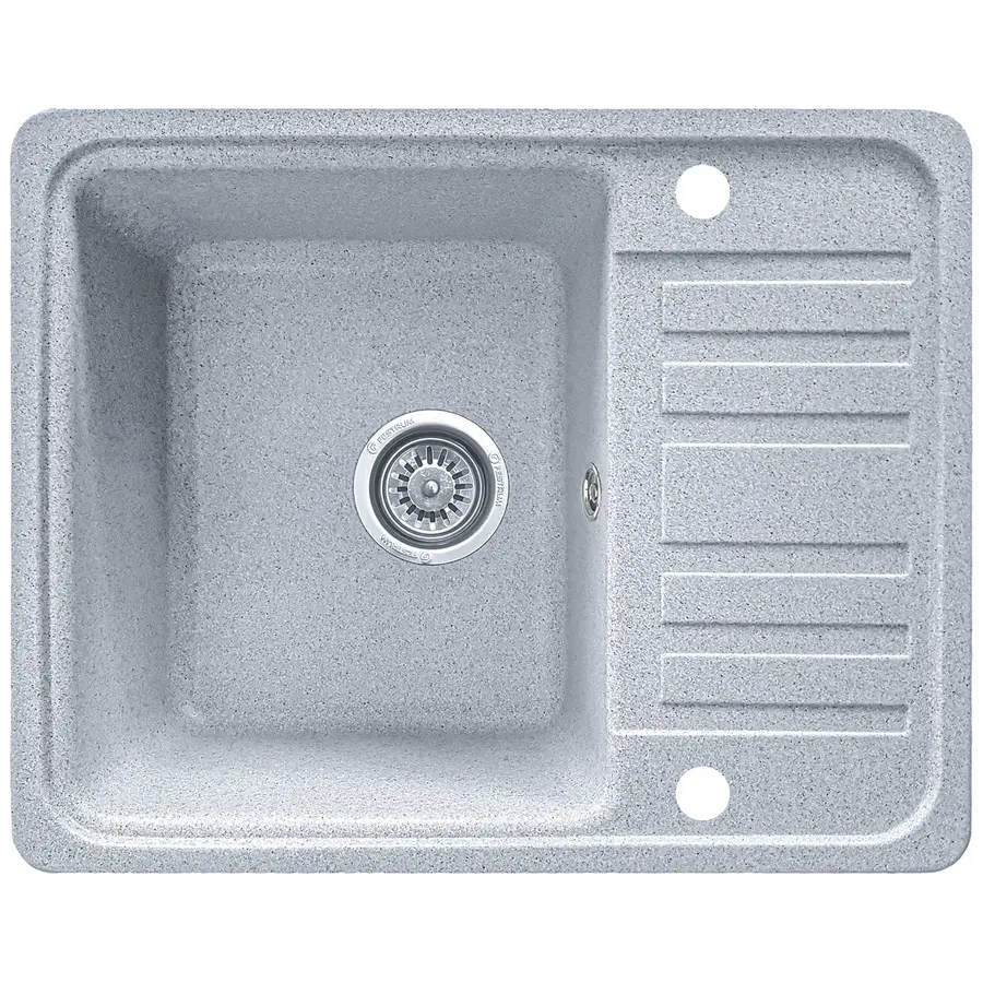 Гранітна кухонна мийка Valetti 9N 570x460мм Сірий
