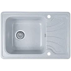 Гранітна кухонна мийка Valetti 10D 640x440мм Сірий