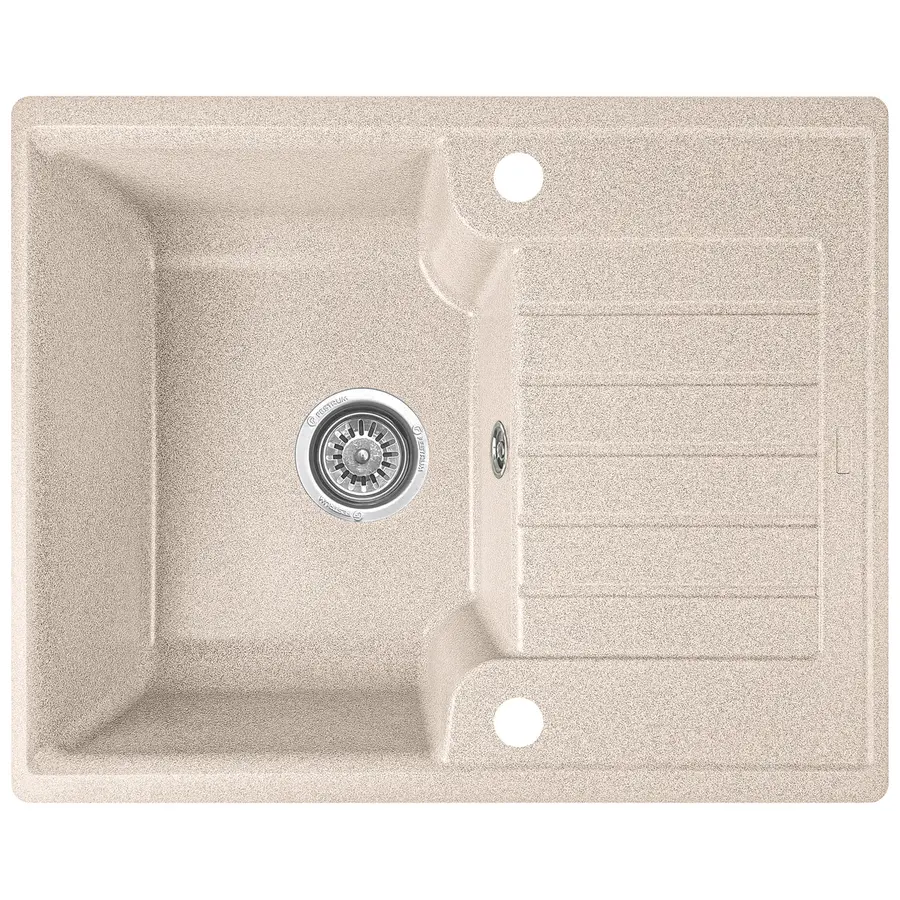 Гранітна кухонна мийка Valetti 12R 610x500 мм Бежевий