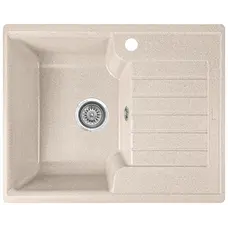 Гранітна кухонна мийка Valetti 12R 610x500 мм Бежевий