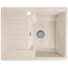 Гранітна кухонна мийка Valetti 12L 610x500 мм Бежевий