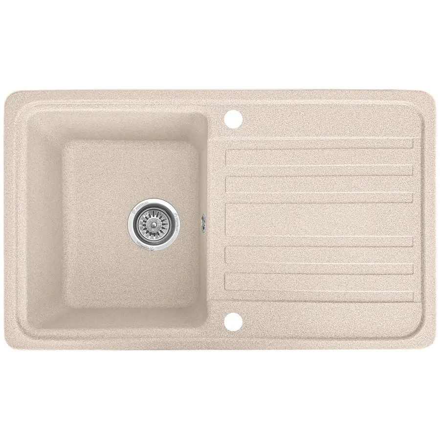 Гранітна кухонна мийка Valetti 17N 760x460 мм Бежевий