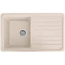 Гранітна кухонна мийка Valetti 17N 760x460 мм Бежевий