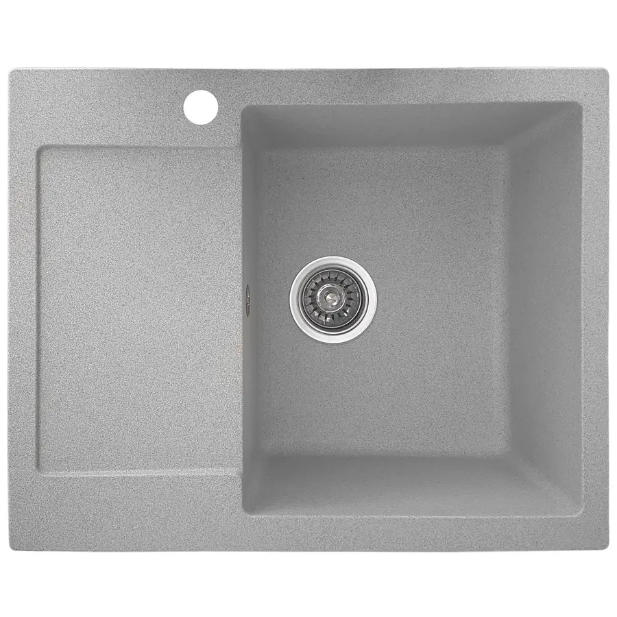 Гранітна кухонна мийка Valetti Europe модель №26 сіра 62*50