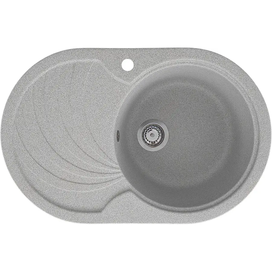 Гранітна мийка Valetti Europe модель №33 сіра 78*50