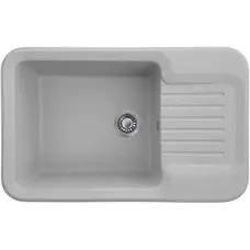 Гранітна кухонна мийка Valetti Europe модель №55 сіра 81*51