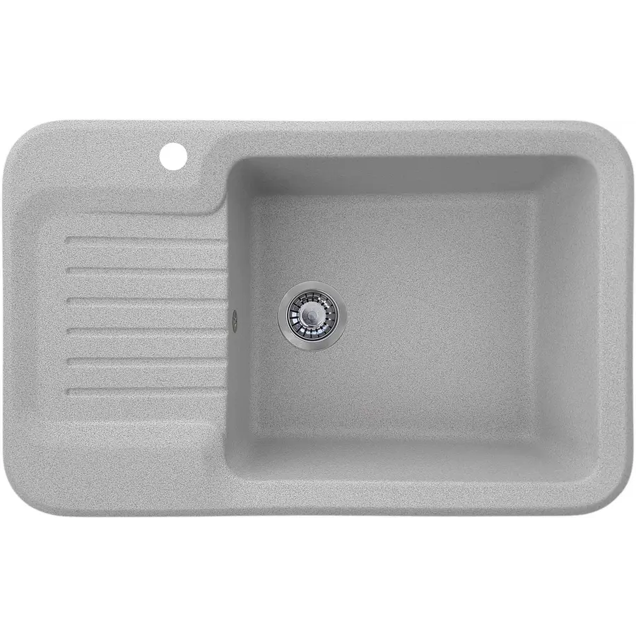 Гранітна кухонна мийка Valetti Europe модель №55 сіра 81*51