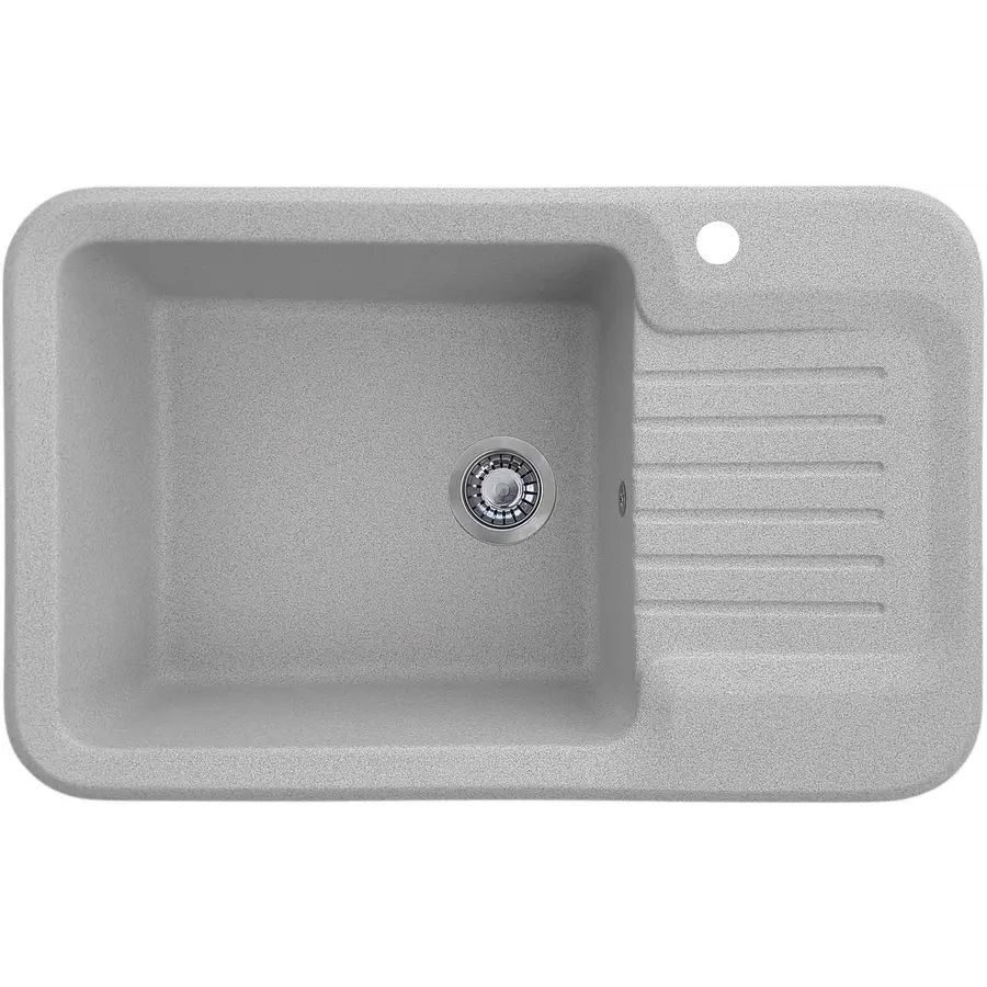 Гранітна кухонна мийка Valetti Europe модель №55 сіра 81*51
