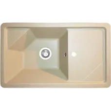 Гранітна кухонна мийка Valetti Europe модель №58 бежева 78*46