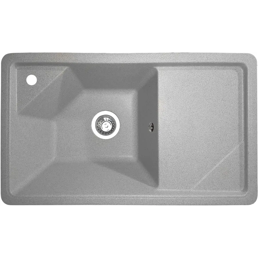 Гранитная кухонная мойка Valetti Europe модель №58 бежевая 78 * 46