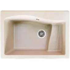 Гранітна кухонна мийка Valetti Europe модель №70 бежева 71*50