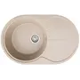Гранитная кухонная раковина Valetti EcoLine модель №18 бежевая 78 * 50