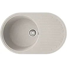 Гранітна кухонна раковина Valetti EcoLine модель №42 пісочна 78*50