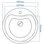 Гранитная кухонная раковина Valetti Euro модель №3 круглая 495