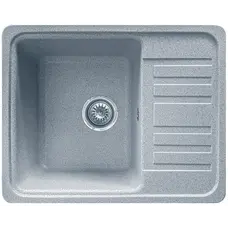 Кухонна мийка з граніту Valetti Premium модель №9 сіра 57*46