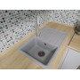 Гранітна кухонна мийка Valetti Europe модель №17 сіра 76*46