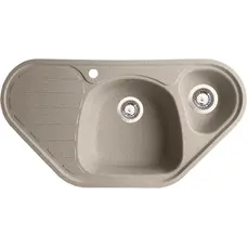 Гранітна кухонна мийка Valetti 20L 500х950 мм