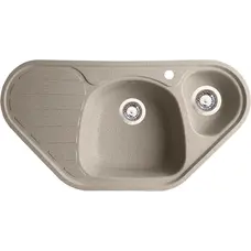 Гранітна кухонна мийка Valetti 20R 500x950 мм