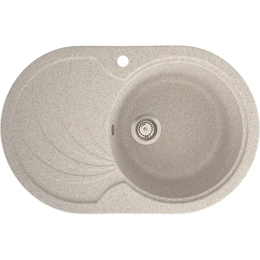 Гранітна кухонна мийка Valetti 33L 500х780 мм