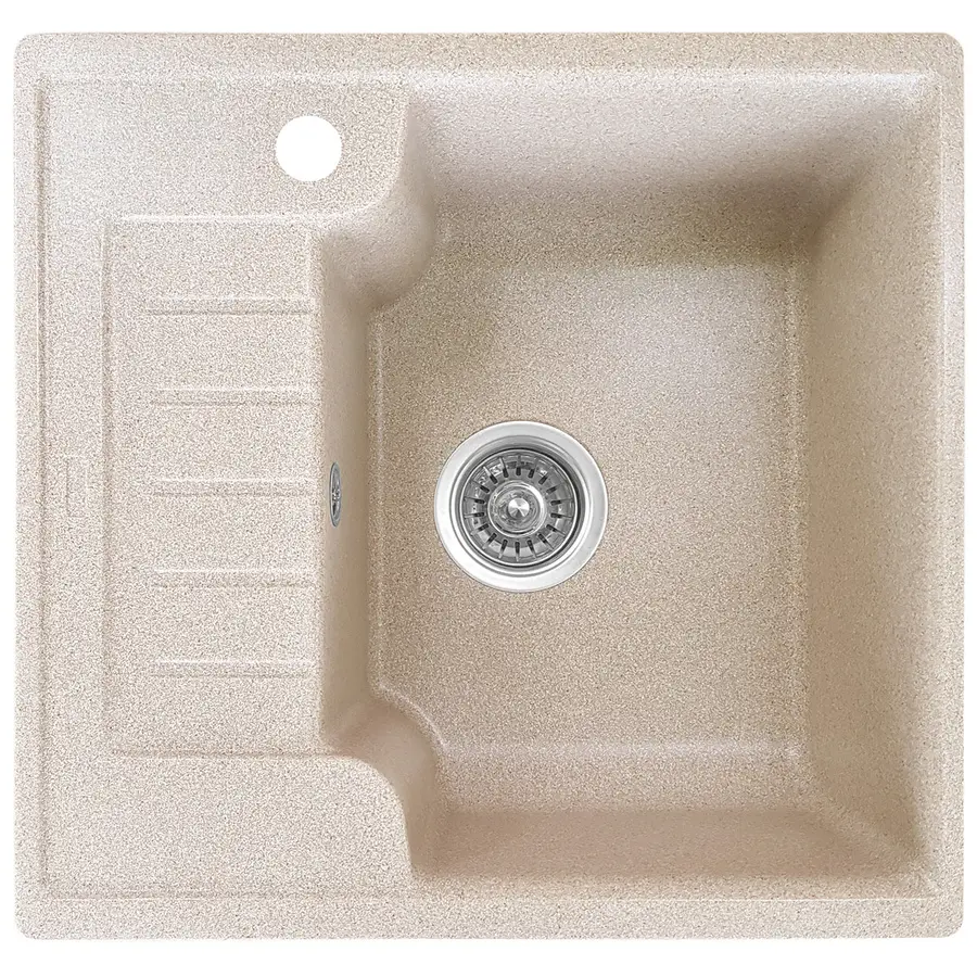 Гранітна кухонна мийка Valetti 71L 490х510 мм