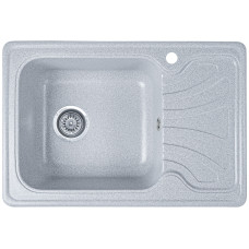 Гранітна кухонна мийка EcoLine 10R 640x440мм Сірий