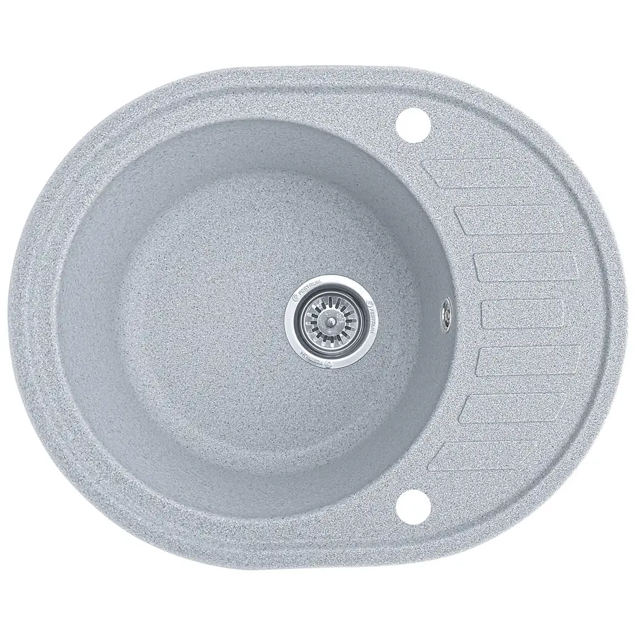 Гранітна кухонна мийка EcoLine 23D 610x500мм Терра