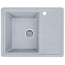 Гранітна кухонна мийка EcoLine 28R 620x500мм Сірий