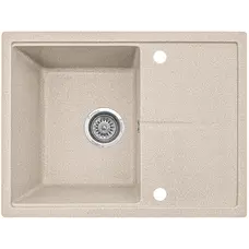 Гранітна кухонна мийка EcoLine 75D 585х445мм