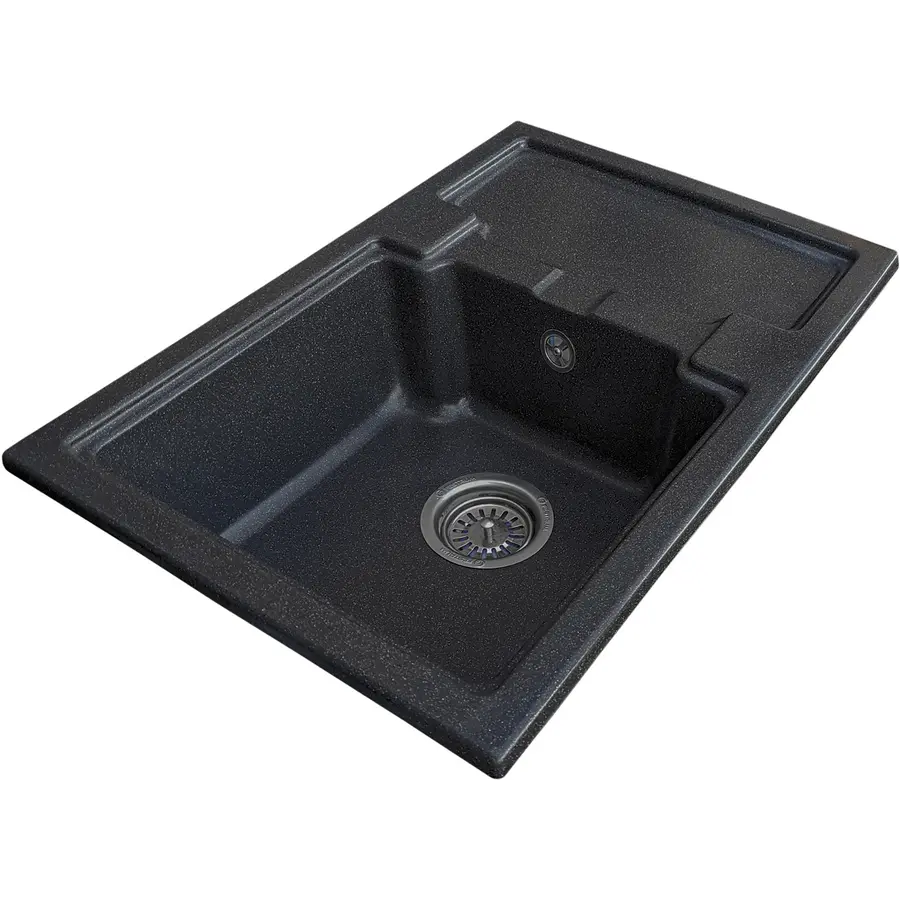 Гранітна кухонна мийка Valetti 78D 425х625 мм