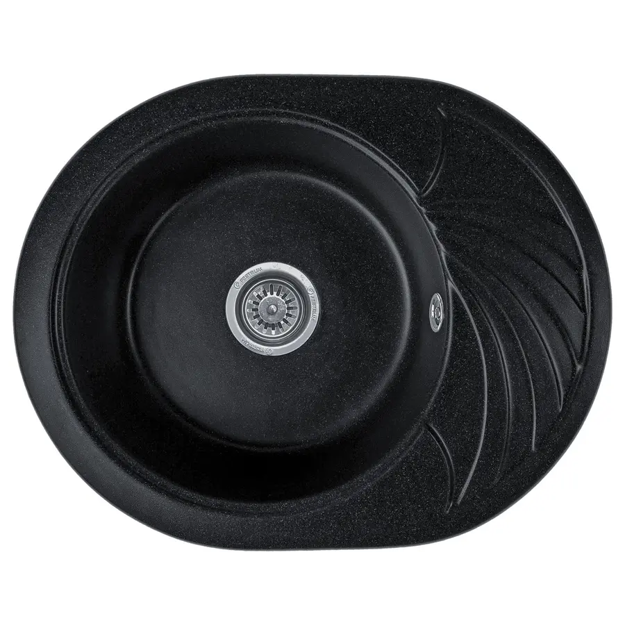 Гранітна кухонна мийка Valetti 13D 600x470мм Чорний