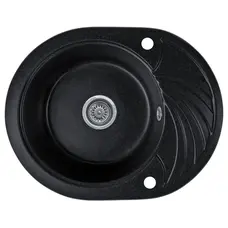 Гранітна кухонна мийка Valetti 13D 600x470мм Чорний