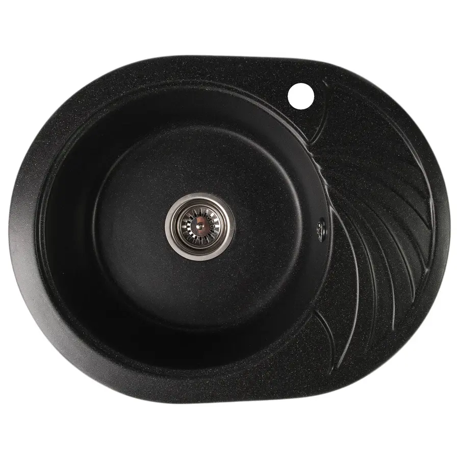 Гранитная мойка Valetti Europe модель №13 черная 60 * 47