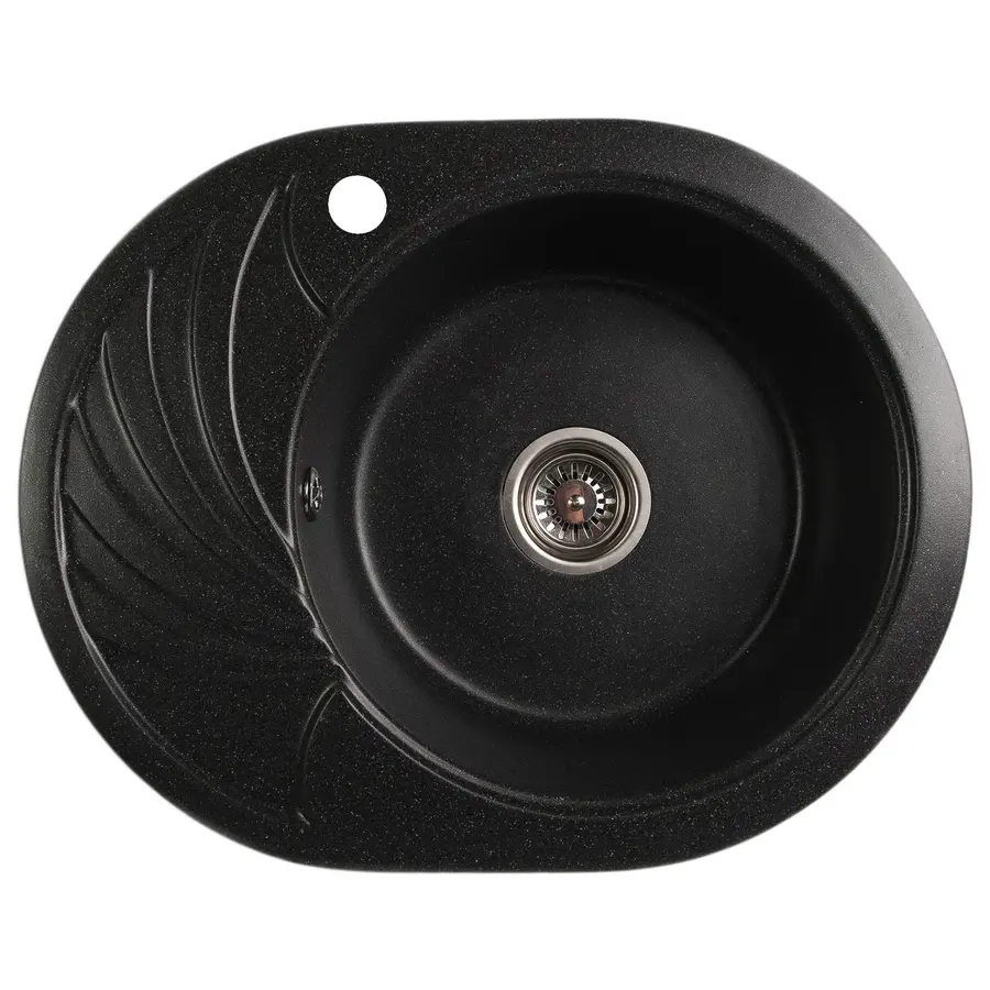 Гранитная мойка Valetti Europe модель №13 черная 60 * 47