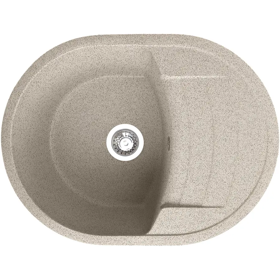 Гранитная кухонная мойка Valetti Europe модель №32 61 * 46 бежевая